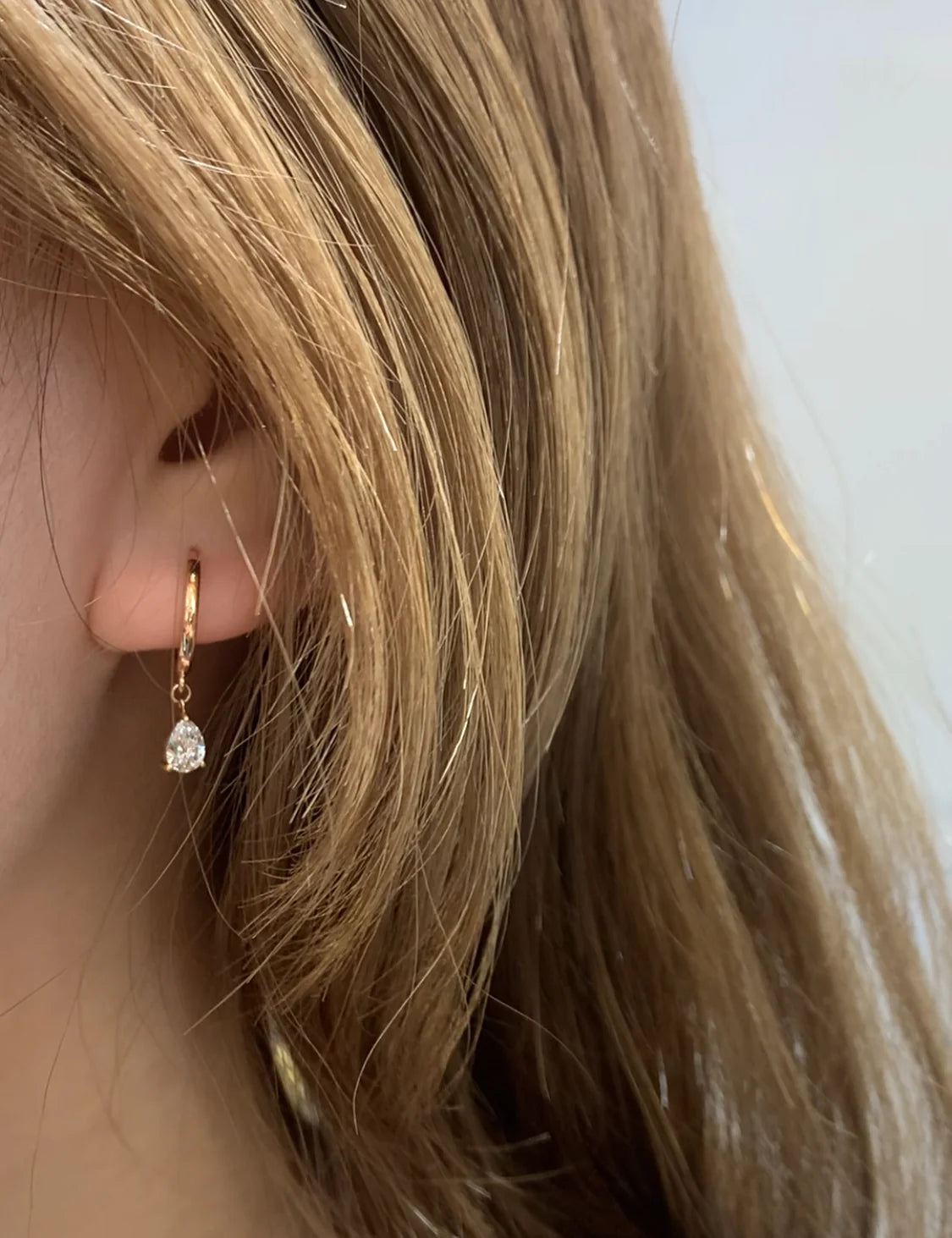 Lab-Grown Diamond | 0.40ct Pear Cut Earrings💎