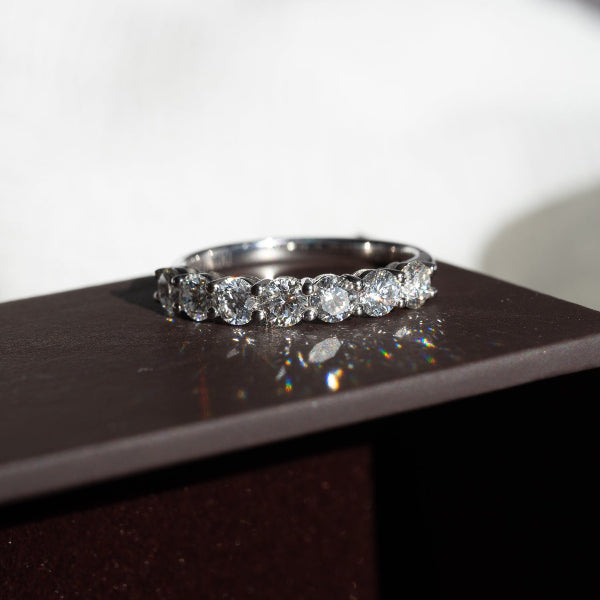 Lab Grown Diamond | 1.4ct 7pcs Lab Diamond Eternity Band Ring