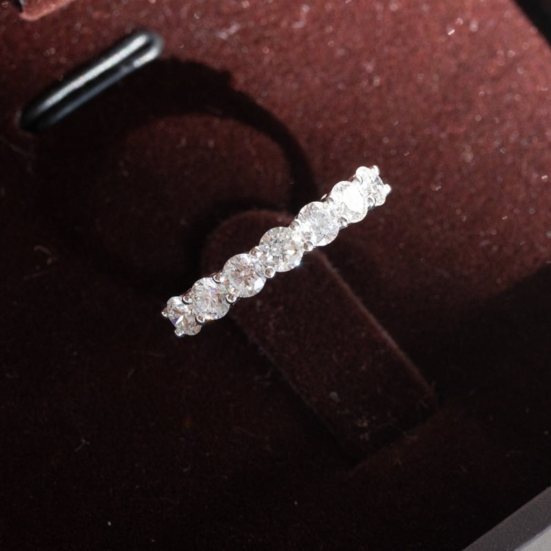 Lab Grown Diamond |  0.84ct 7pcs Lab Diamond Eternity Band Ring