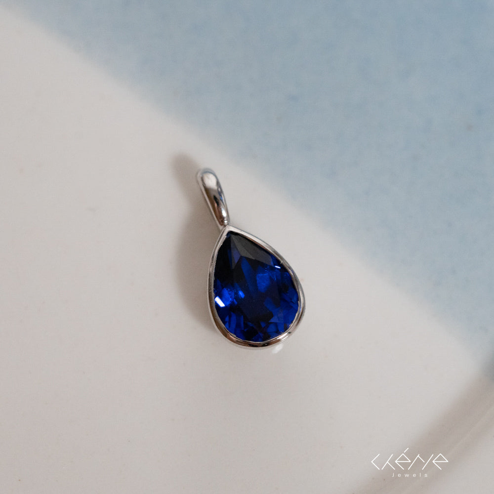 Lab Grown Diamond |  Lollipop Charms Pendant with Gemstones in Bezel Set