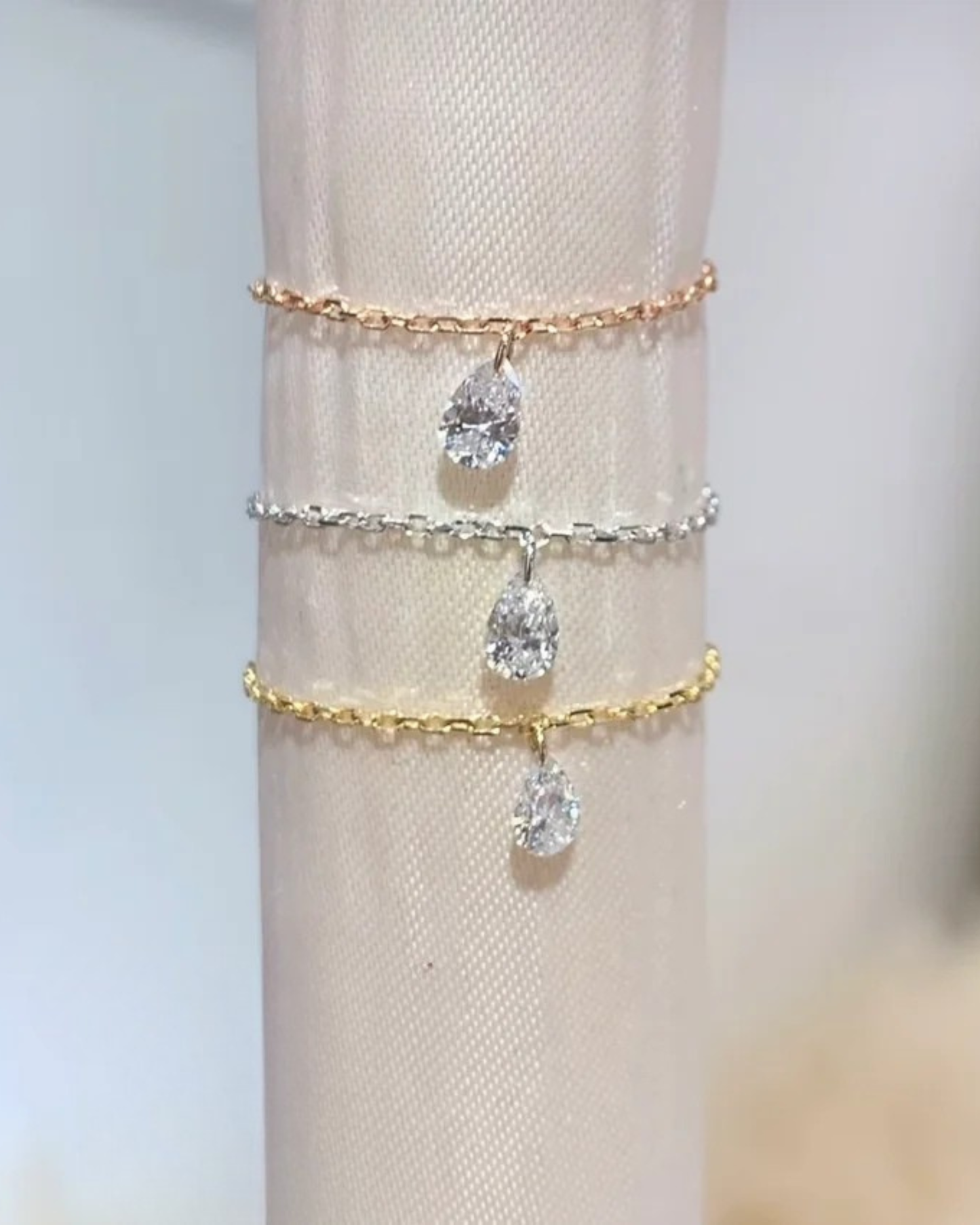 Lab Diamond Chain Ring