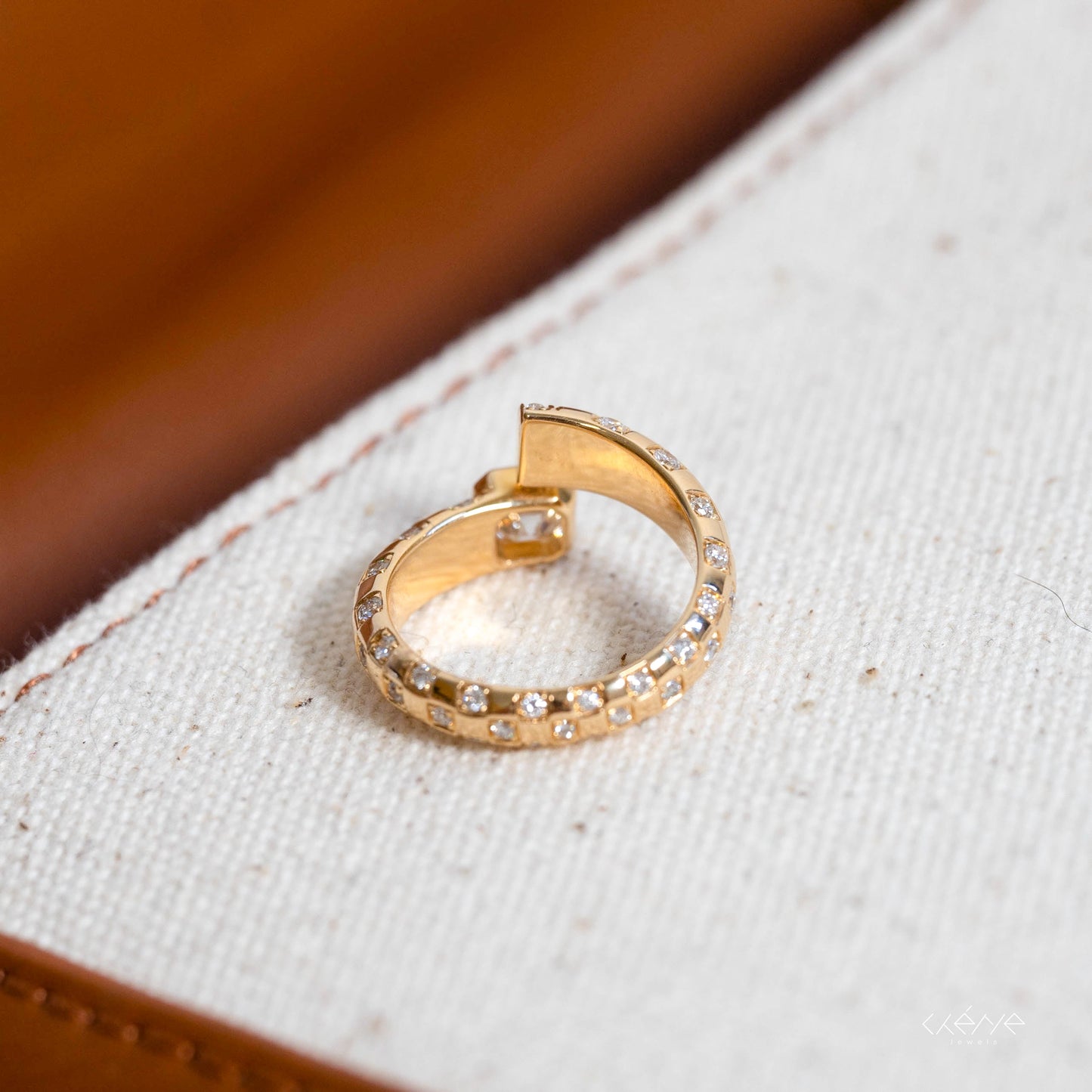 Lab Grown Diamond |  Asscher Cut Chess Ring