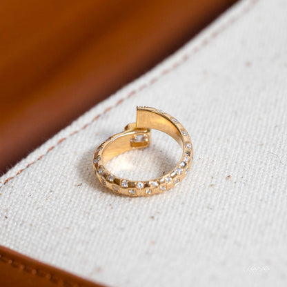 Lab Grown Diamond |  Asscher Cut Chess Ring