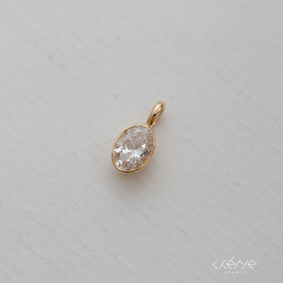 Lab Grown Diamond |  Lollipop Charms Pendant with Diamonds