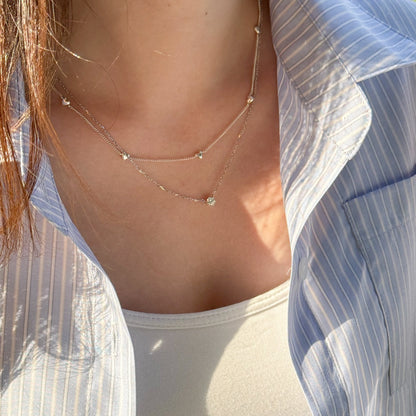 Lab Grown Diamond | 0.30ct Solitiare Diamond Necklace