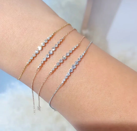 Lab-Grown Diamond | 18K 0.30ct Smile bracelet