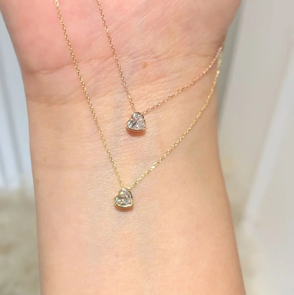 Lab Grown Diamond | 0.30ct Heart Shape Solitaire Necklace