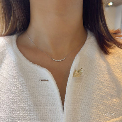 Smile Diamond Necklace S size