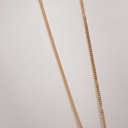 Lab Grown Diamond |  Cuban Link Necklace with Oval Cut Diamond