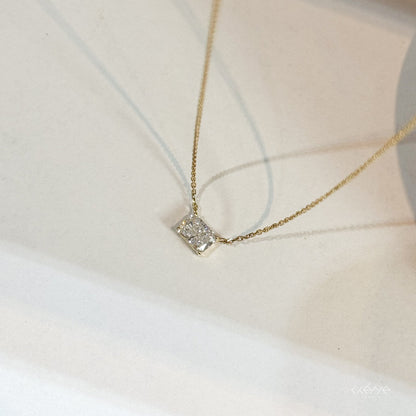 Lab Grown Diamond |  0.50ct Radiant Cut Solitaire Necklace