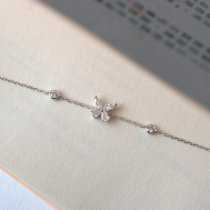 Lab Grown Diamond |  Diamond Butterfly Bracelet