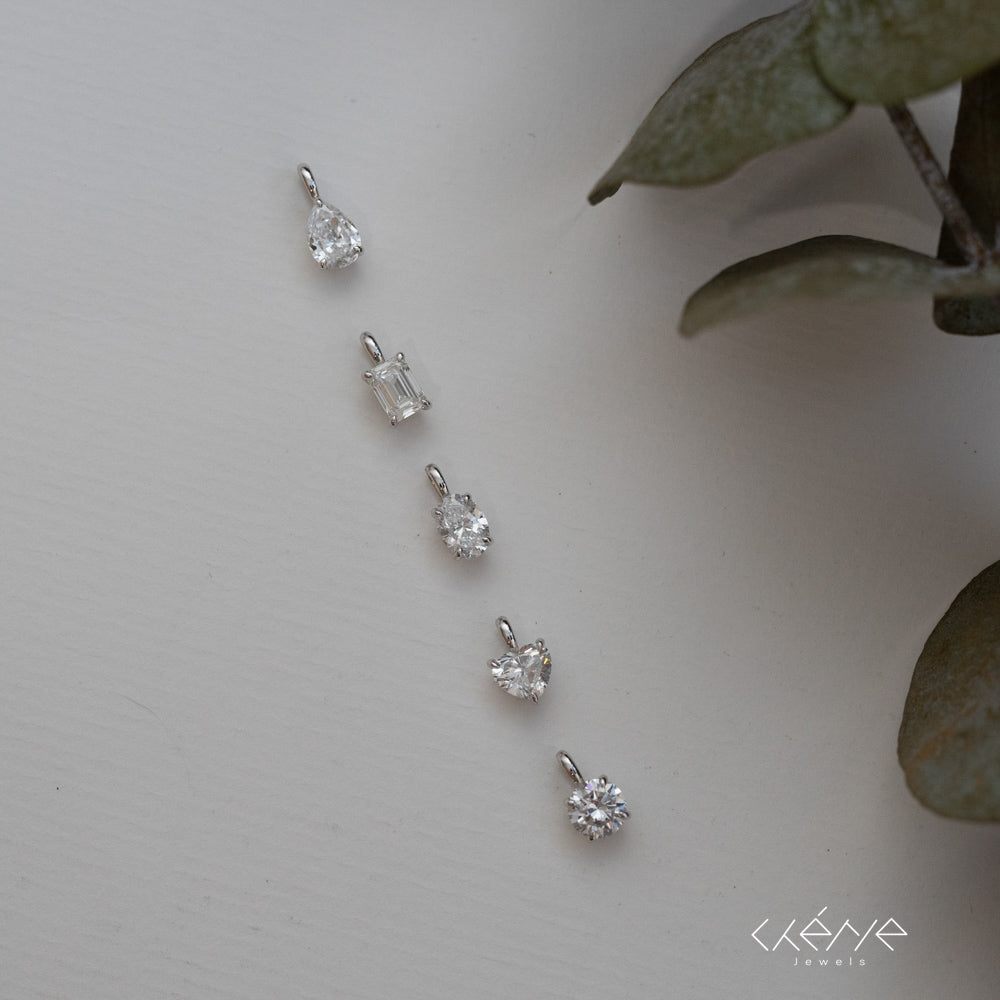 Lab Grown Diamond |  Lollipop Charms Pendant with Diamonds