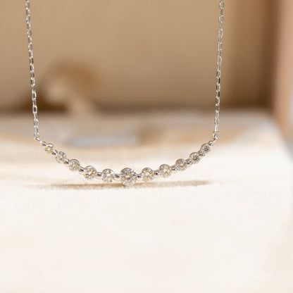 Smile Diamond Necklace S size
