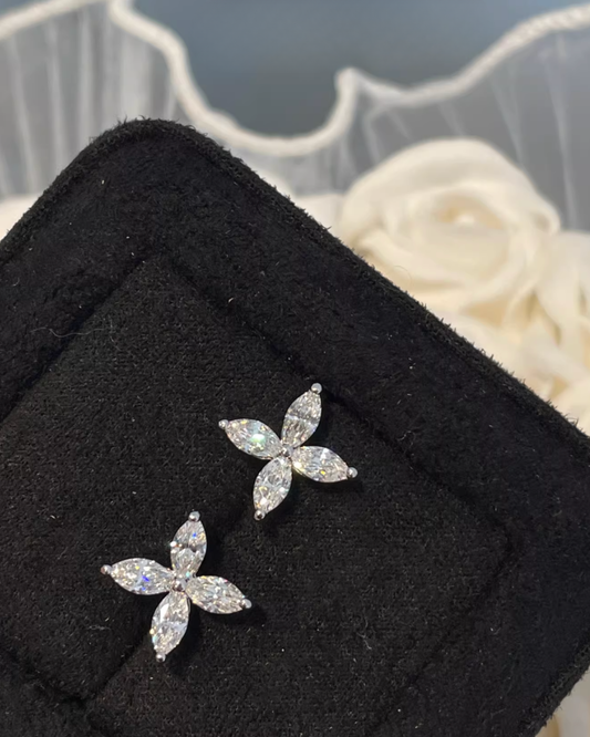 Lab-Grown Diamond | 0.40ct Floral Earrings
