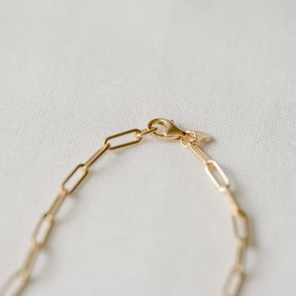 Paperclip Link Chain Necklace